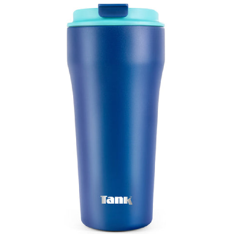Tank Everyday Mug, 480ml, Stainless Steel, BPA free, insulated, Leakproof - Blue