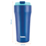 Tank Everyday Mug, 480ml, Stainless Steel, BPA free, insulated, Leakproof - Blue