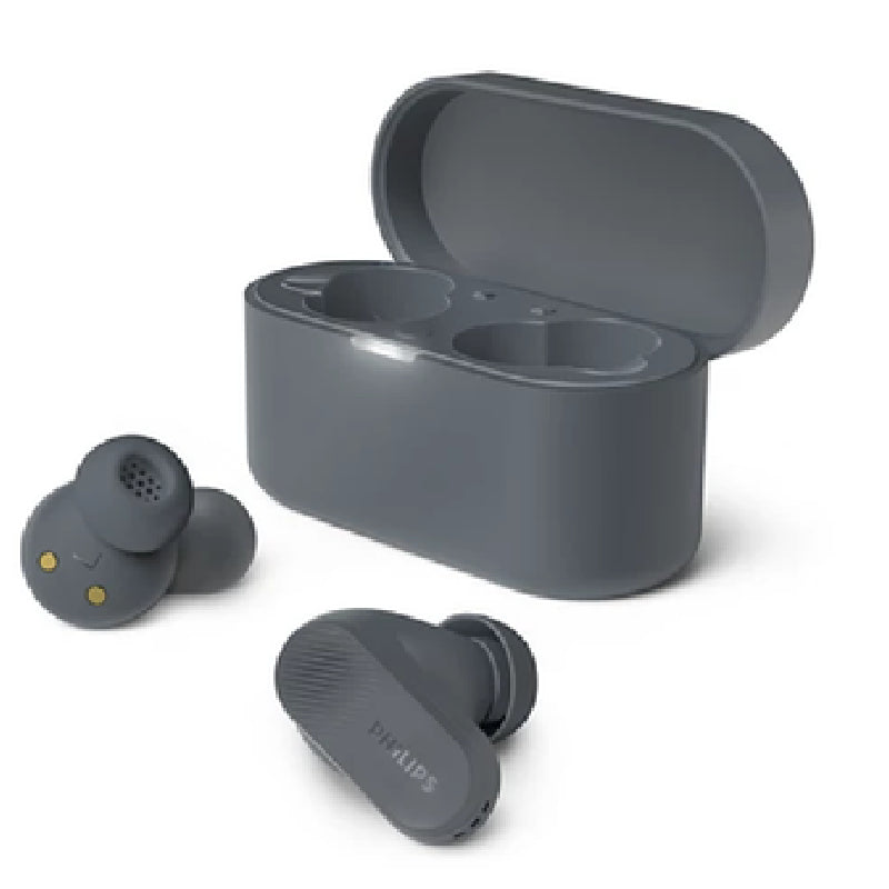Philips 3000 Series True Wireless Earbuds, TAT3509 - Gray