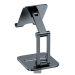Baseus Desktop Biaxial Foldable Metal Stand For Phones, LUSZ000013 - Grey