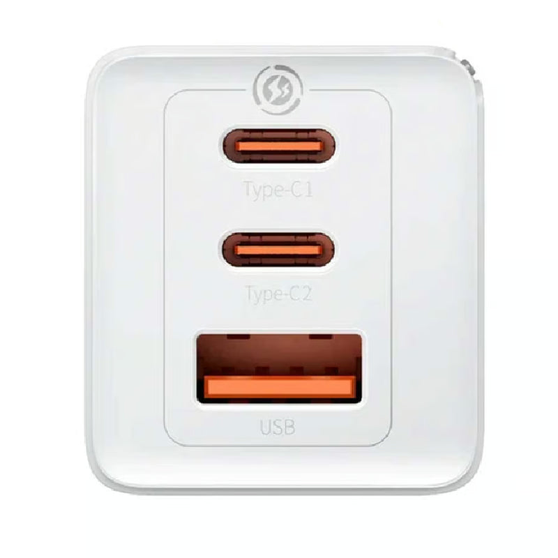 Baseus GaN5 Pro Fast Charger, 65W, CCGGP1220202 - White