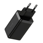 Baseus GaN5 Pro Fast Charger, 65W, CCGGP1220201 - Black
