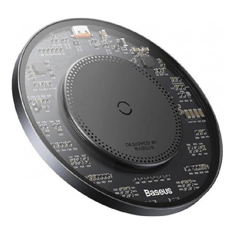 Baseus Simple 2 Fast Charge Wireless Charger, 15W, CCJJ050001 - Black