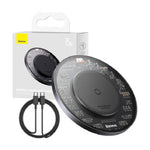 Baseus Simple 2 Fast Charge Wireless Charger, 15W, CCJJ050001 - Black