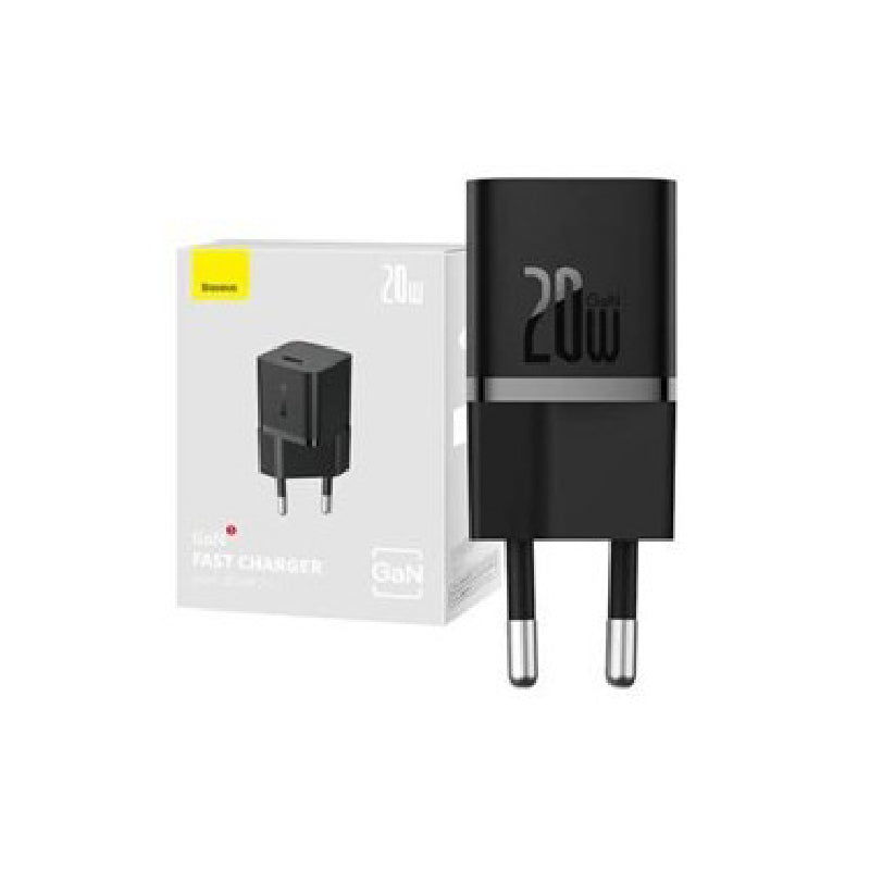 Baseus GaN 5 Mini Charger, 20W, CCGN050101 - Black