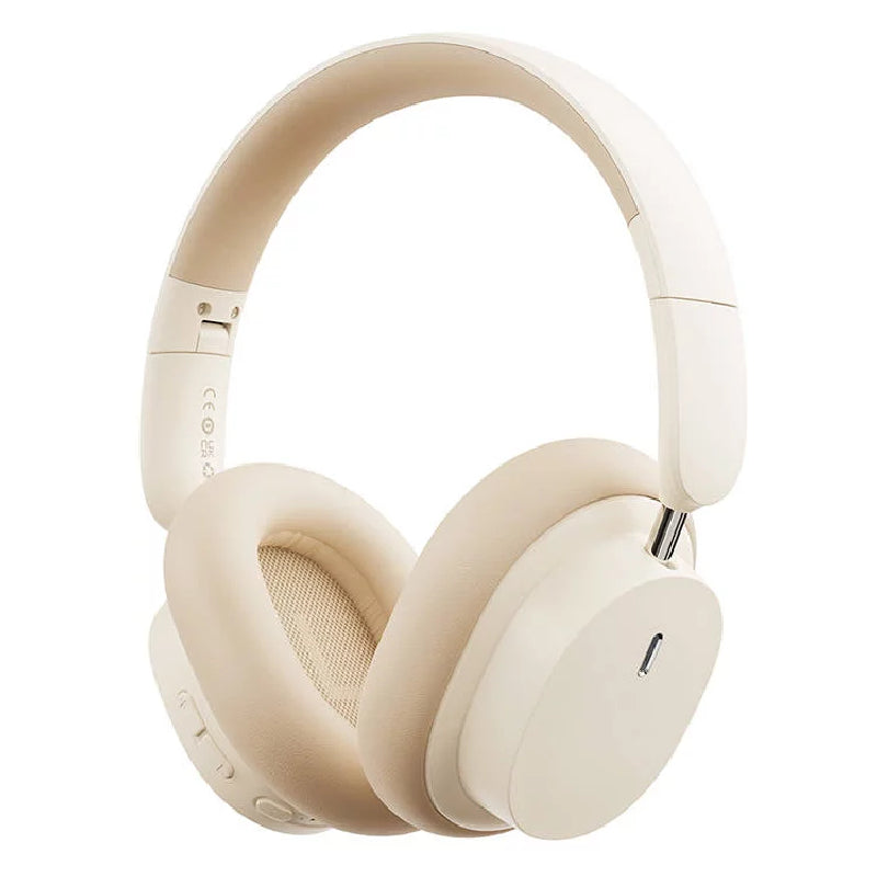 Baseus Bowie D05 Wireless Headphones, Hi-Fi Sound, NGTD020202 - Creamy White