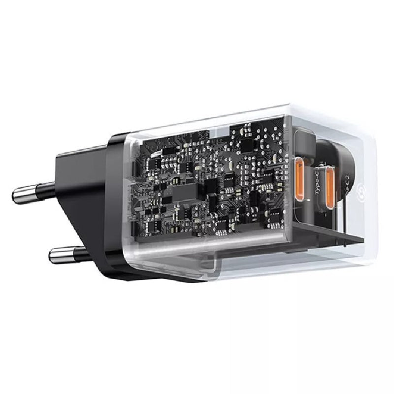 Baseus GaN5 Pro Fast Charger Dual Type-C, 40W, CCGGP180101 - Black