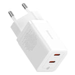 Baseus GaN5 Pro Fast Charger Dual Type-C, 40W, CCGGP180102 - White