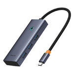 Baseus UltraJoy Series 5-Port USB-C Hub, 4K 30Hz Clarity, 100W PD Charging, B00052801811-00 - Grey
