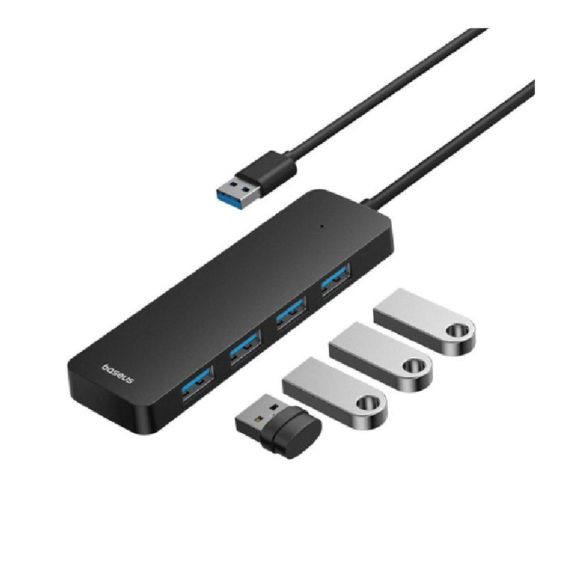 Baseus UltraJoy Series 4-Port Hub, B0005280B111-03 - Black