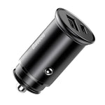 Baseus Metal Car Charger, 30W, CCALL-BS01 - Black