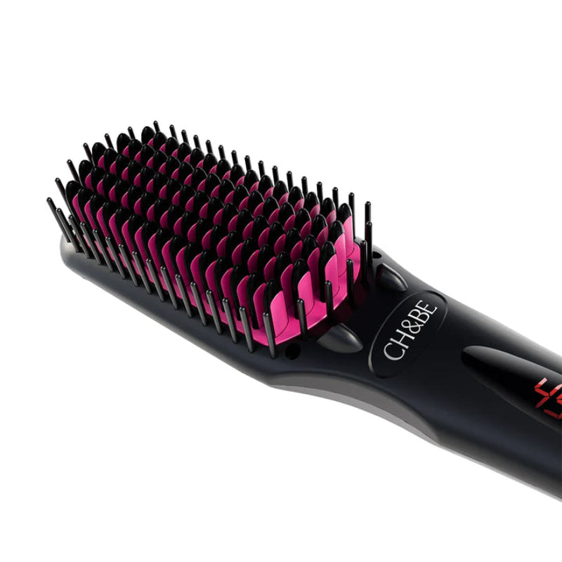 CH&BE Ionic Hair Straightener Brush, 230 °C, CH-H09 - Black