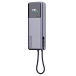 Xiaomi Boost Pro Power Bank 10000mAh, 165W, Integrated Cable - Gray
