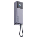 Xiaomi Boost Pro Power Bank 10000mAh, 165W, Integrated Cable - Gray