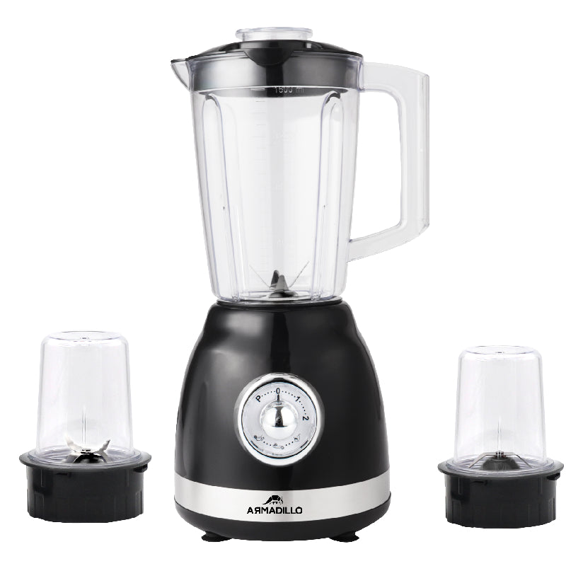 Armadillo Blender With 2 Grinders, 400W, ARM-SDA-BLD-BK-0007 - Black