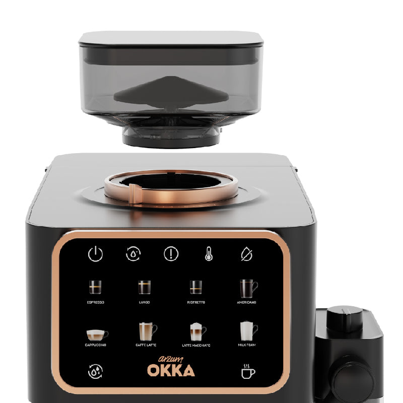 Arzum Okka Barista Pro Automatic Espresso Machine, OK0042-04 - Black