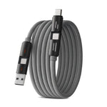 Infinix XDX15 Fast 4-in-1 Cable, 240W - Gray