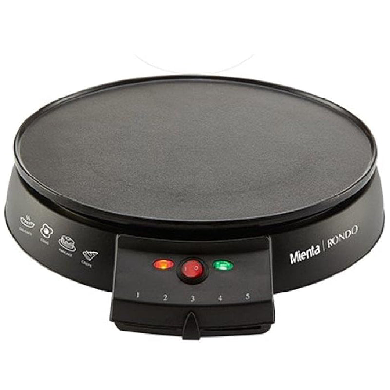 Mienta Rondo Crepe Maker, 1000W, CM46109A - Black
