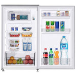 Tornado Mini Bar Refrigerator, Defrost, 100 Liter, MBR-AR100-S - Silver