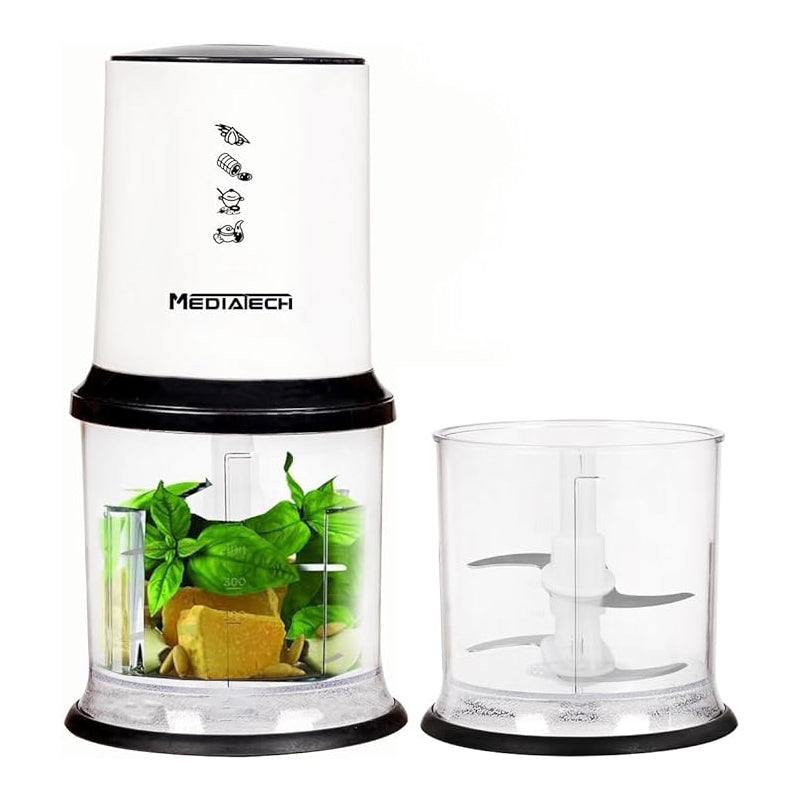 Media Tech Mini Chopper, 500W, 500 ml, MT-3001 - White