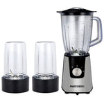 Media Tech Electric Blender, 600W, 1.5L, Mill, Juice Cup, MT-B18 - Silver