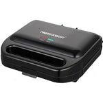 Media Tech Sandwich and Waffle Maker, 3 slices, 750 Watt, MT-SM207 - Black