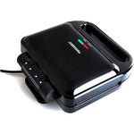 Media Tech Sandwich and Waffle Maker, 3 slices, 750 Watt, MT-SM207 - Black
