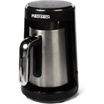 MediaTech Turka Pro Turkish Coffee Maker, 450 Watt, MT-CM105T - Black&Silver