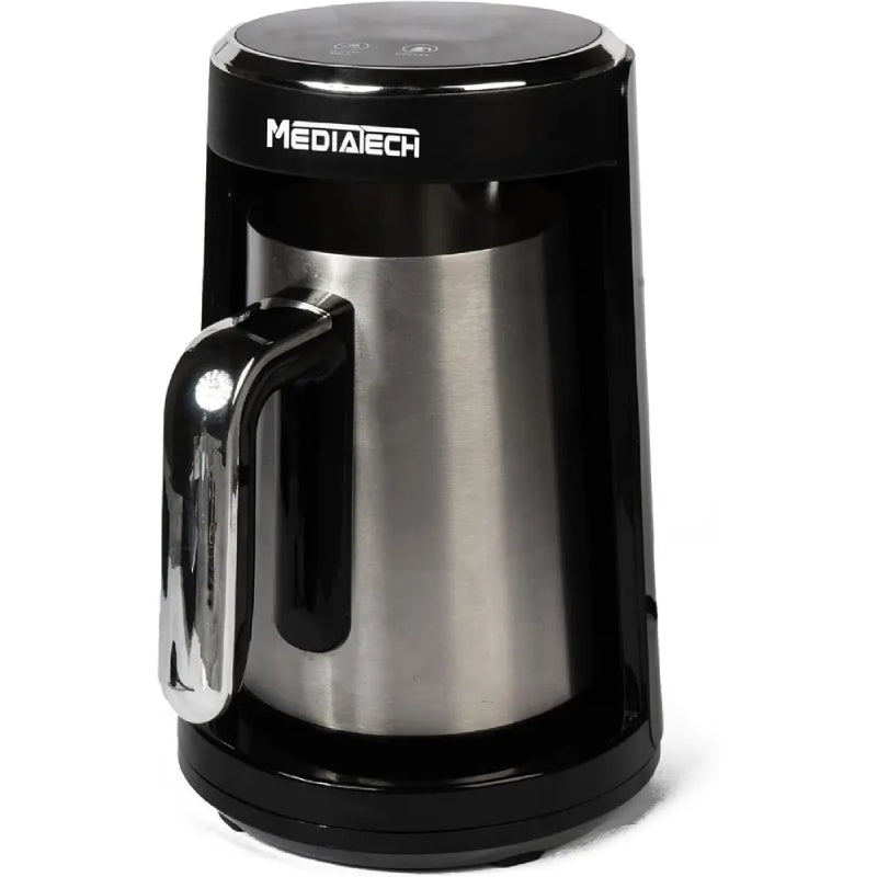 MediaTech Turka Pro Turkish Coffee Maker, 450 Watt, MT-CM105T - Black&Silver