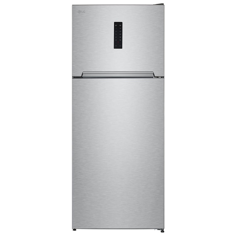 LG Refrigerator Top Freezer, 401L, Inverter, No Frost, GTF402SVAN - Platinum Silver