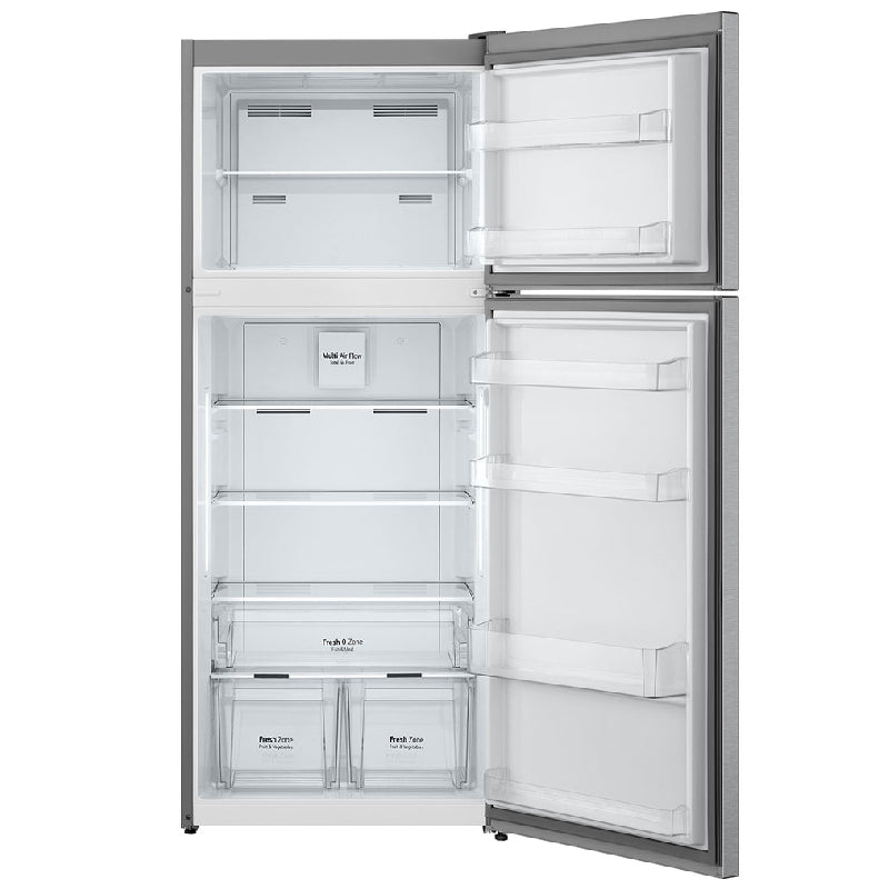 LG Refrigerator Top Freezer, 401L, Inverter, No Frost, GTF402SVAN - Platinum Silver