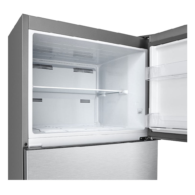 LG Refrigerator Top Freezer, 401L, Inverter, No Frost, GTF402SVAN - Platinum Silver