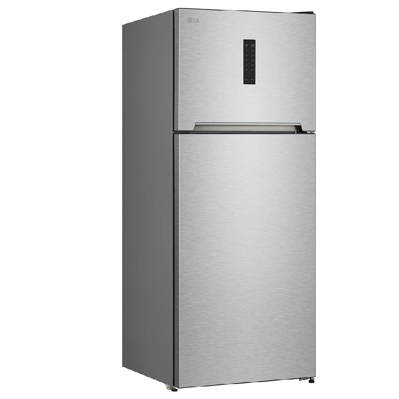 LG Refrigerator Top Freezer, 401L, Inverter, No Frost, GTF402SVAN - Platinum Silver