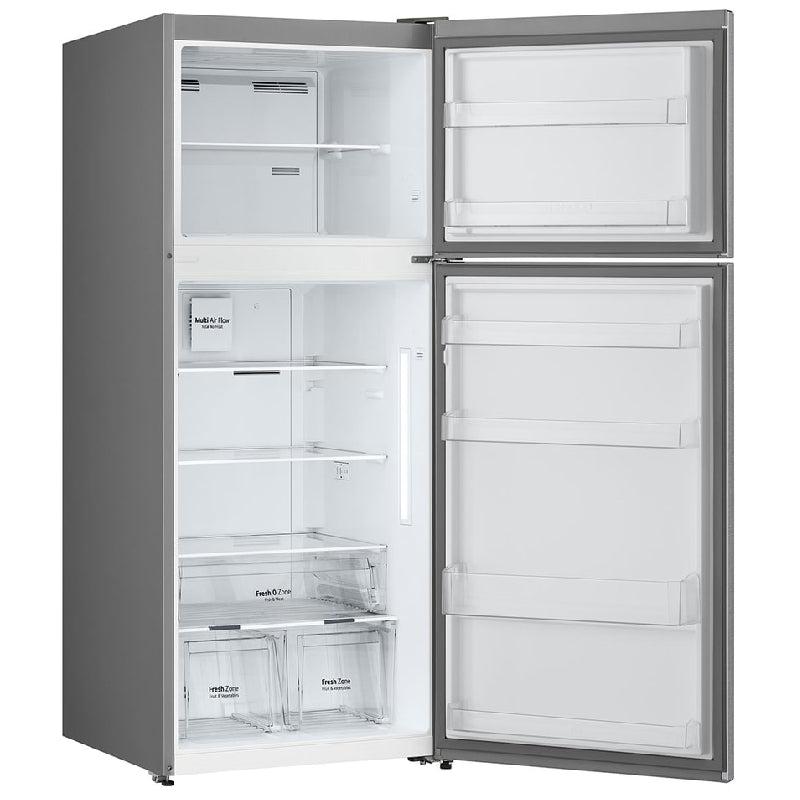 LG Refrigerator Top Freezer, 401L, Inverter, No Frost, GTF402SVAN - Platinum Silver