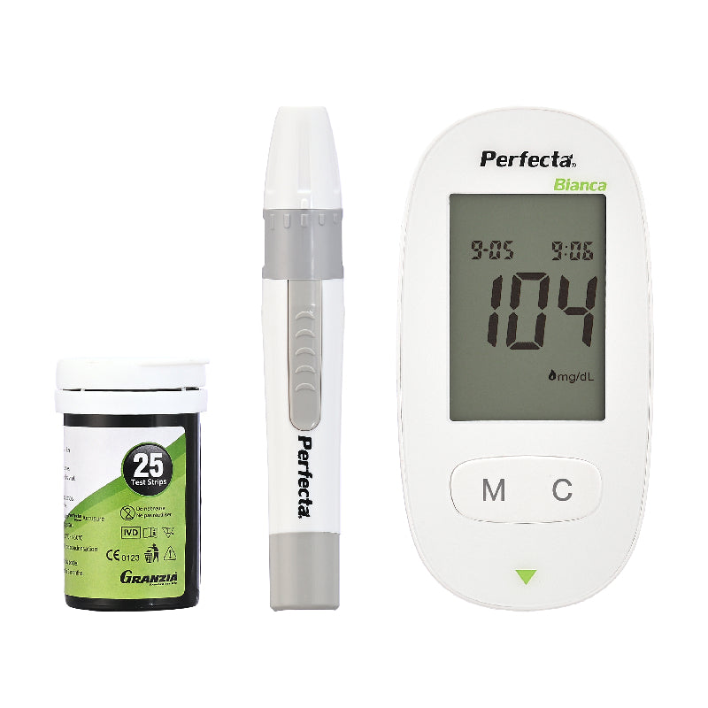 Granzia Perfecta Bianca Blood Sugar Strips - White