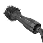 Rush Brush V2 Pro Hair Straightener Brush, 1300 Watt - Black