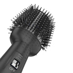 Rush Brush V2 Pro Hair Straightener Brush, 1300 Watt - Black