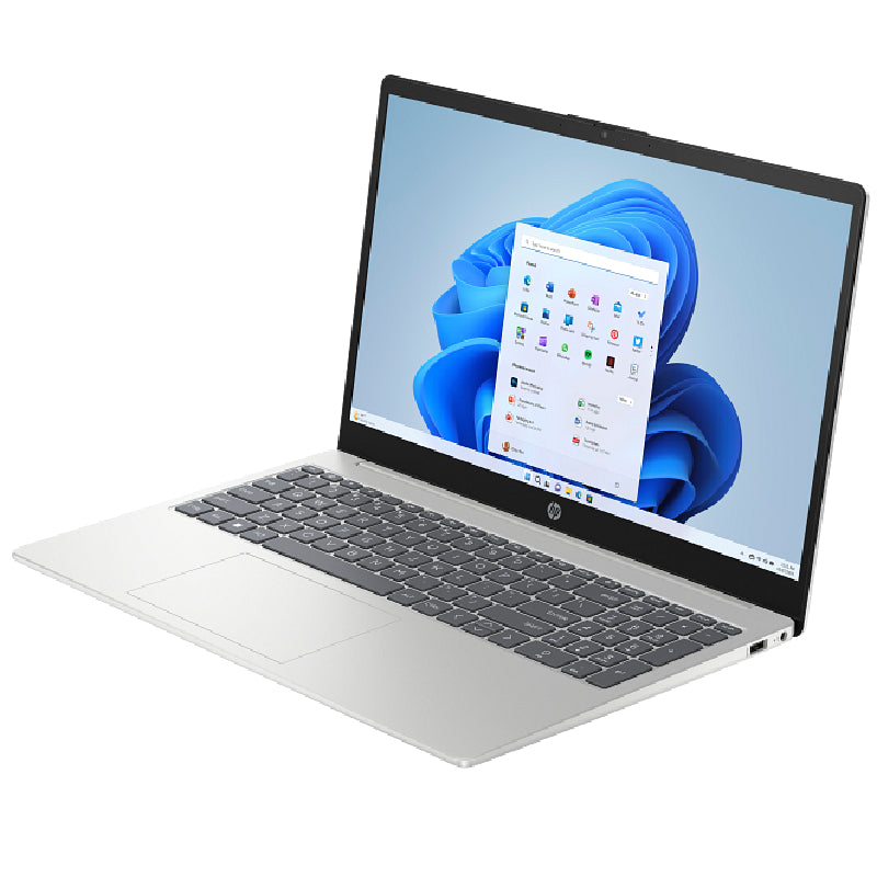 HP 15-fd2000ne Laptop, Intel® Core™ Ultra 5 225U, 16GB Ram, 512GB SSD, Intel® Graphics, 15.6" FHD, Win11 - Natural Silver