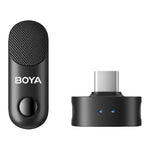 Boya Magic 05 Wireless Microphone, AI Noise Reduction, 2.4GHz Frequency, 100m Range, Versatile - Black