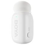 Boya Mini-13 2in1 2.4GHz Dual Channel Wireless Microphone With Noise Cancelling, Lightning and Type-C Receiver - White