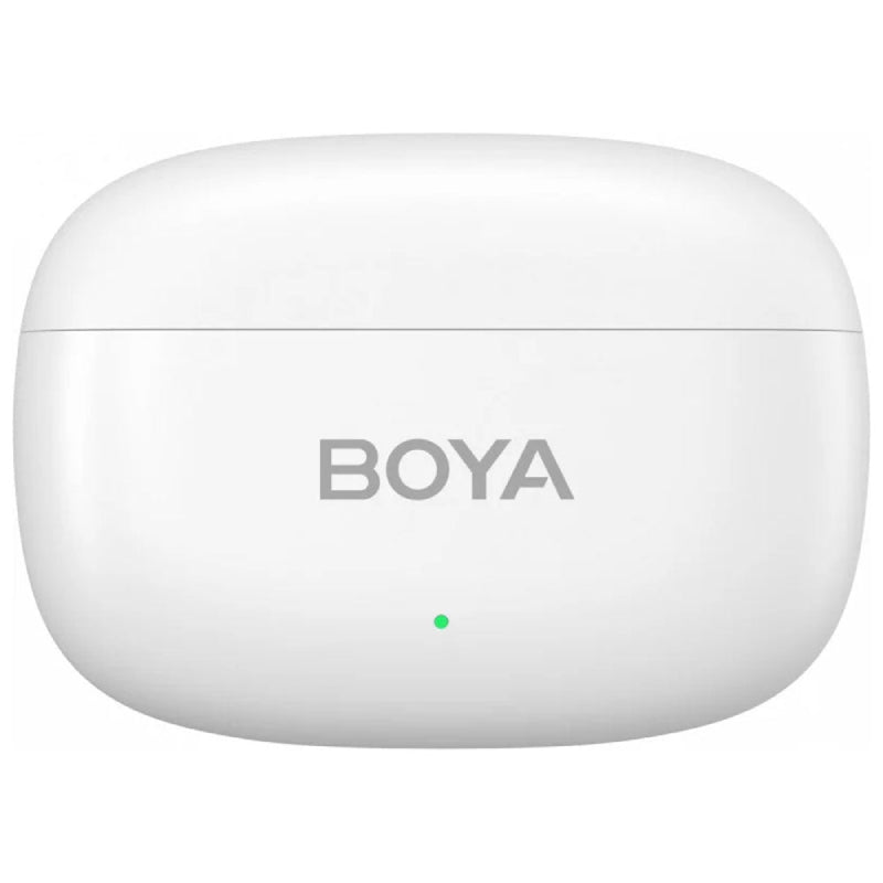 Boya Mini-13 2in1 2.4GHz Dual Channel Wireless Microphone With Noise Cancelling, Lightning and Type-C Receiver - White