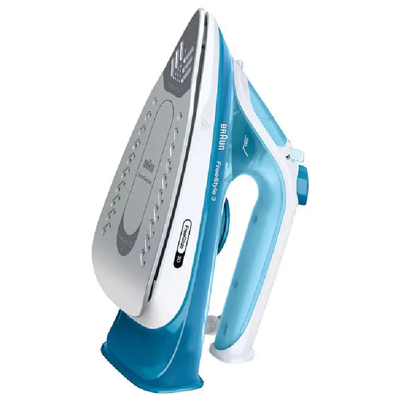 Braun FreeStyle 3 Steam Iron, 2400 Watt, 270ml, FI3144BL - Blue & White 