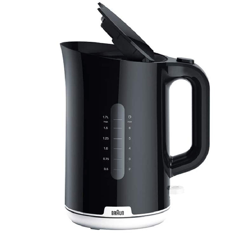 Braun Breakfast1 Kettle, 1.7L Capacity, 2200Watt - Black