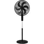 Skyline Jet Stand Fan,18 Inch, 6 Blades, SF18-N - Black