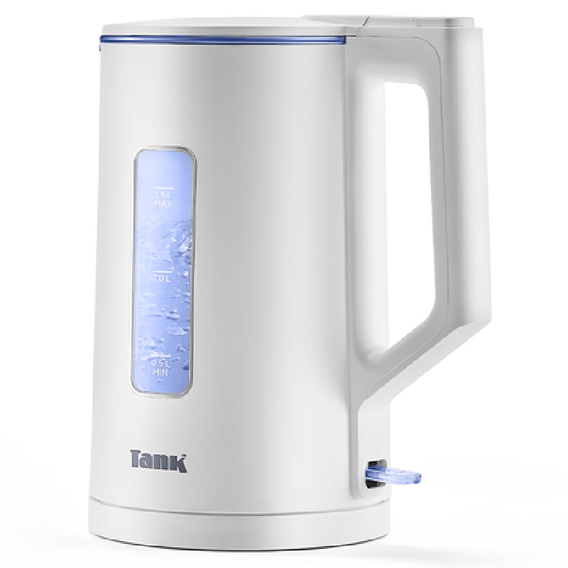 Tank Safe Touch Kettle, 1.5L, 1500 Watts, LED Light, DG-2338 - Silver