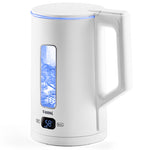 Tank Safe Touch Glass Digital Kettle, 1.5L, 1500 Watts, LED Light, DG-2338-ES - Silver
