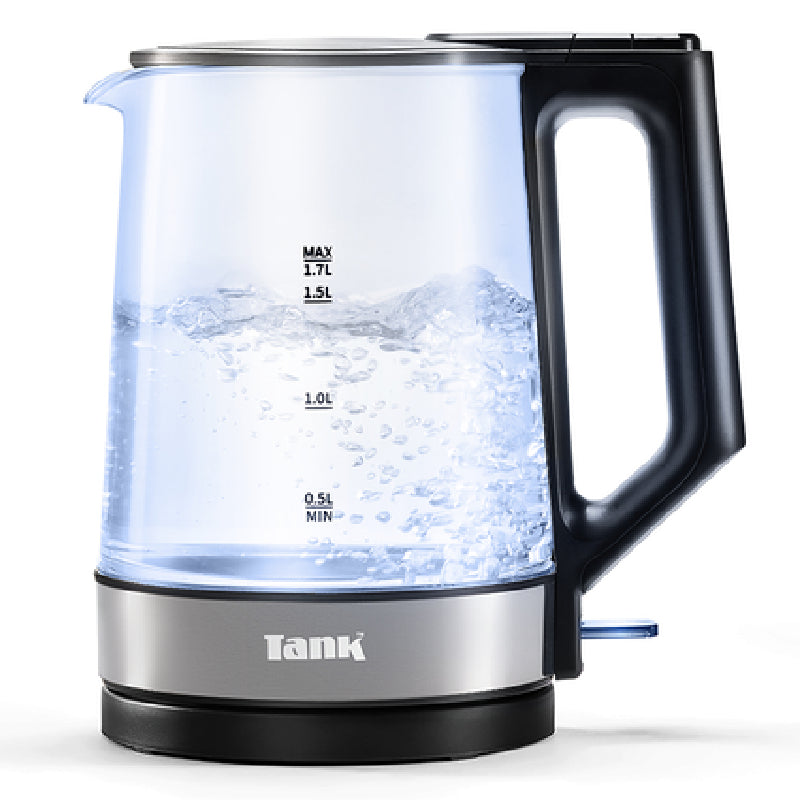 Tank Classic Electric Kettle, 1.7L, 1850W, KG-2318 - Black
