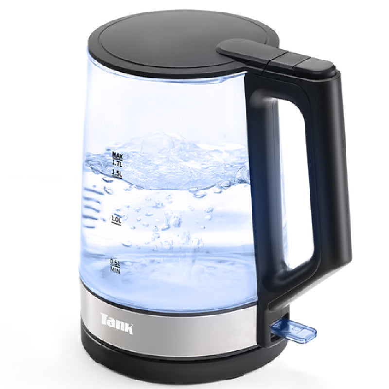 Tank Classic Electric Kettle, 1.7L, 1850W, KG-2318 - Black