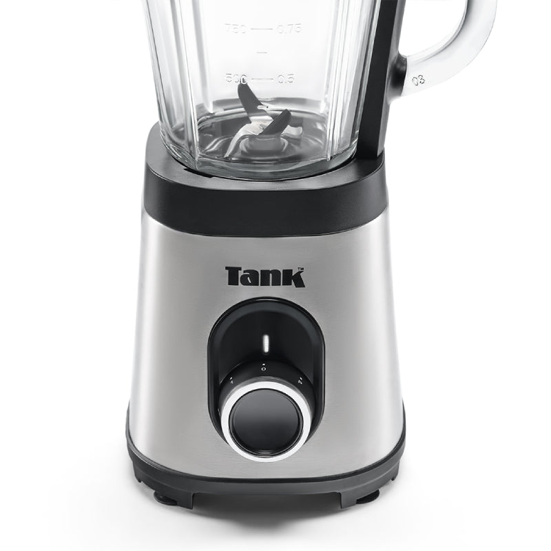 Tank Super Electric Blender, 800W, With Stainless Steel Grinder, YB-S62k GR - Silver