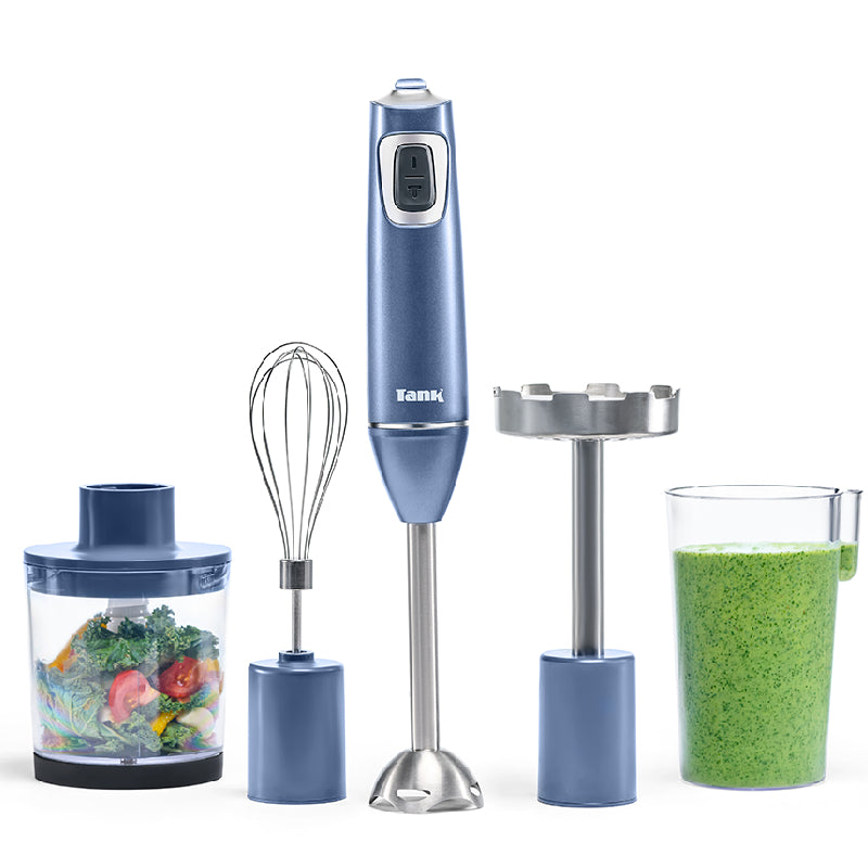 Tank Hand Blender All in One, 5 Speed Control + Turbo, 600 Watts, CM-6003-1 - Graphite&Silver